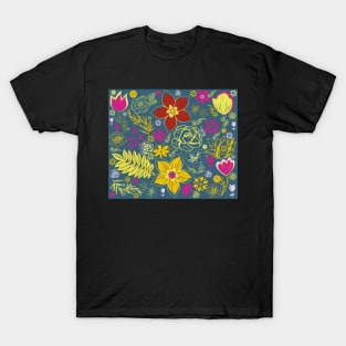 Brightly Colored Flowers for fans of Brilliant Colors T-Shirt
